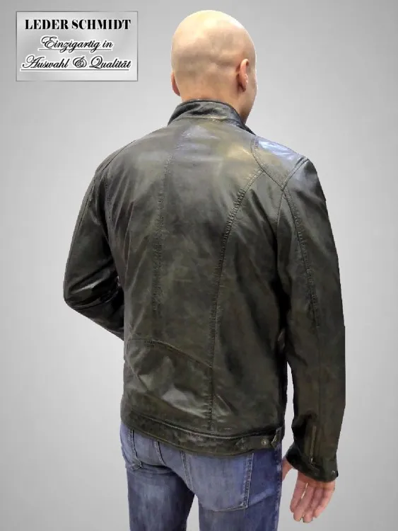 dünne leichte Herren Lederjacke